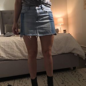 Express jean skirt size 6